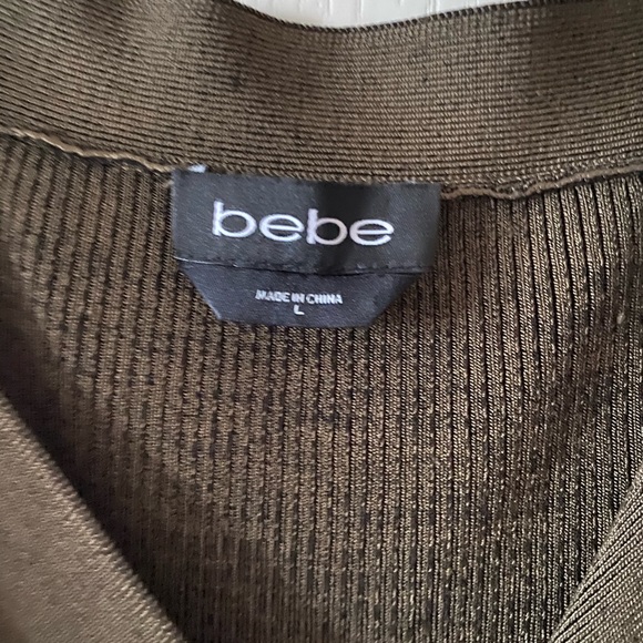 Bebe long sleeve button up sweater dress - Picture 4 of 5